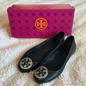 Tory Burch - Reva Ballet Flat - Black - Size 8